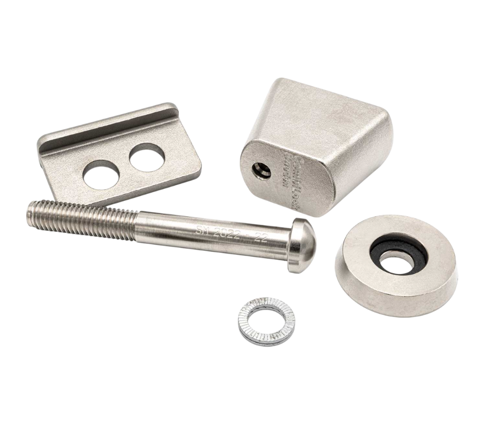 Båtmotorlås i klass 4 CombiLock Riglock för utombordare