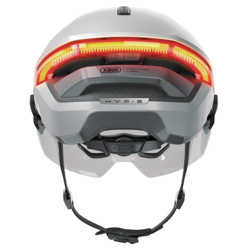 Cykelhjälm ABUS HYP-E BL.ACE gleam silver