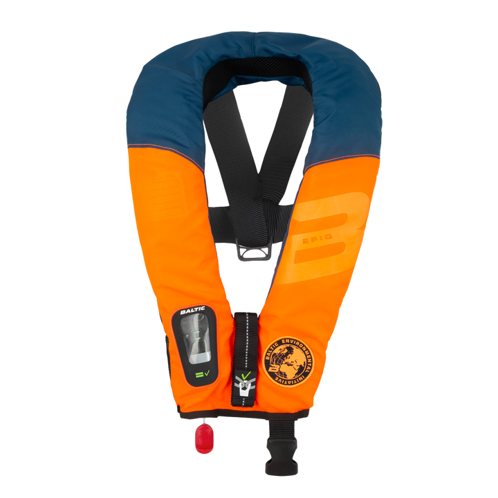 Uppblåsbar räddningsväst Baltic EPIQ EI AUTO 165 Orange / Marin