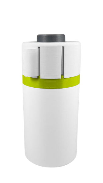 Batteribox WHTiF Vit/Grön, inkl stickers