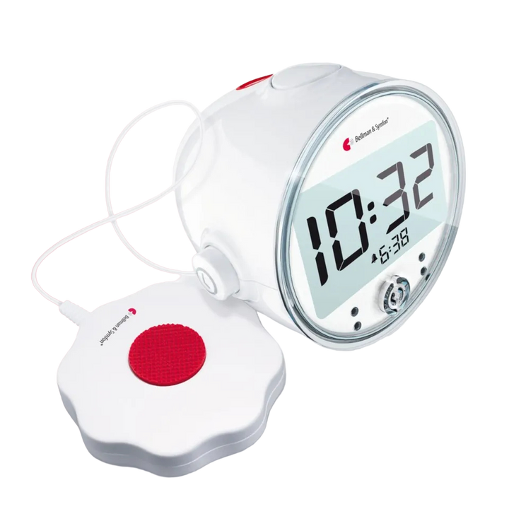 Väckarklocka i Visitsystem med sängvibrator