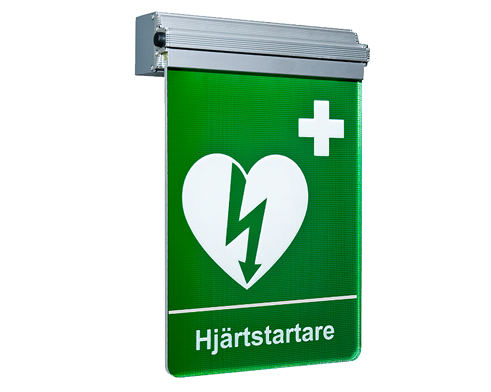 LED-belyst armatur 'Hjärtstartare' LedoLight