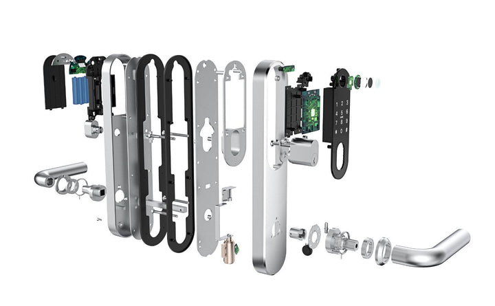 Smart digital lås BG 3000 - Sprängskiss