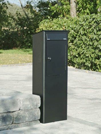 Låsbar postlåda Biggi Ekonomi - Tömningslucka fram 