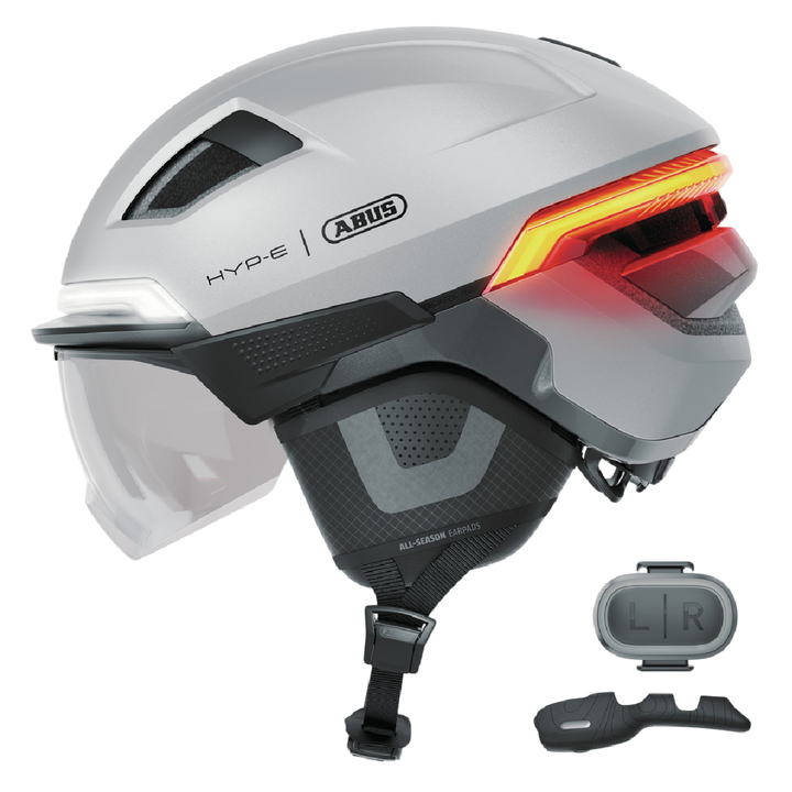 Cykelhjälm ABUS HYP-E BL.ACE gleam silver