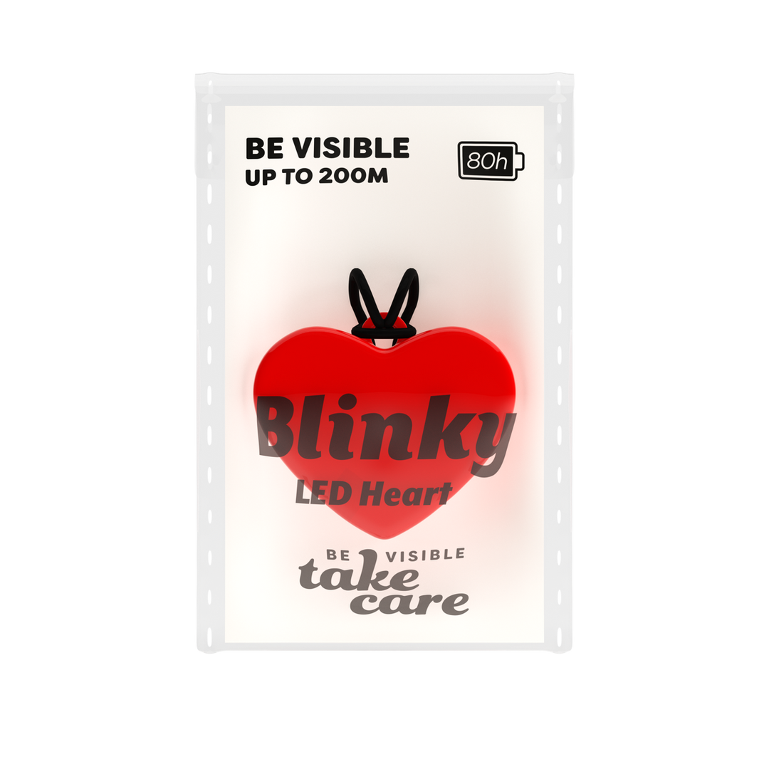 Reflex Blinky Heart med LED belysning – St George