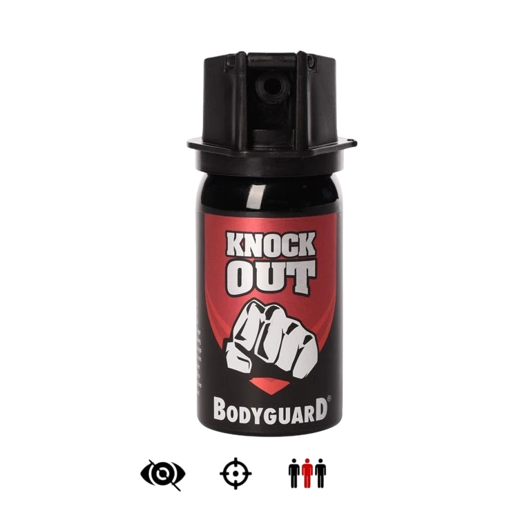 Självförsvarsspray Bodyguard Knock-Out - Förblindar, färgar och paralyserar – St George