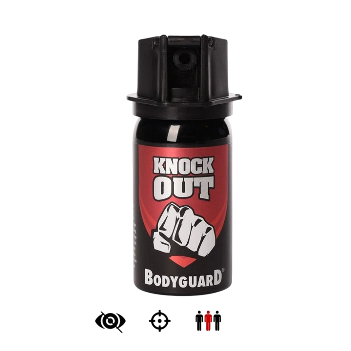 Självförsvarsspray Bodyguard Knock-Out - Förblindar, färgar och paralyserar – St George