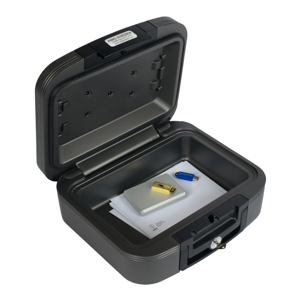 Brandbox MBG 20101 - Stor brandsäker datamediabox