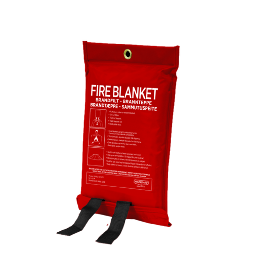 Brandfilt Housegard 120x120 cm Röd