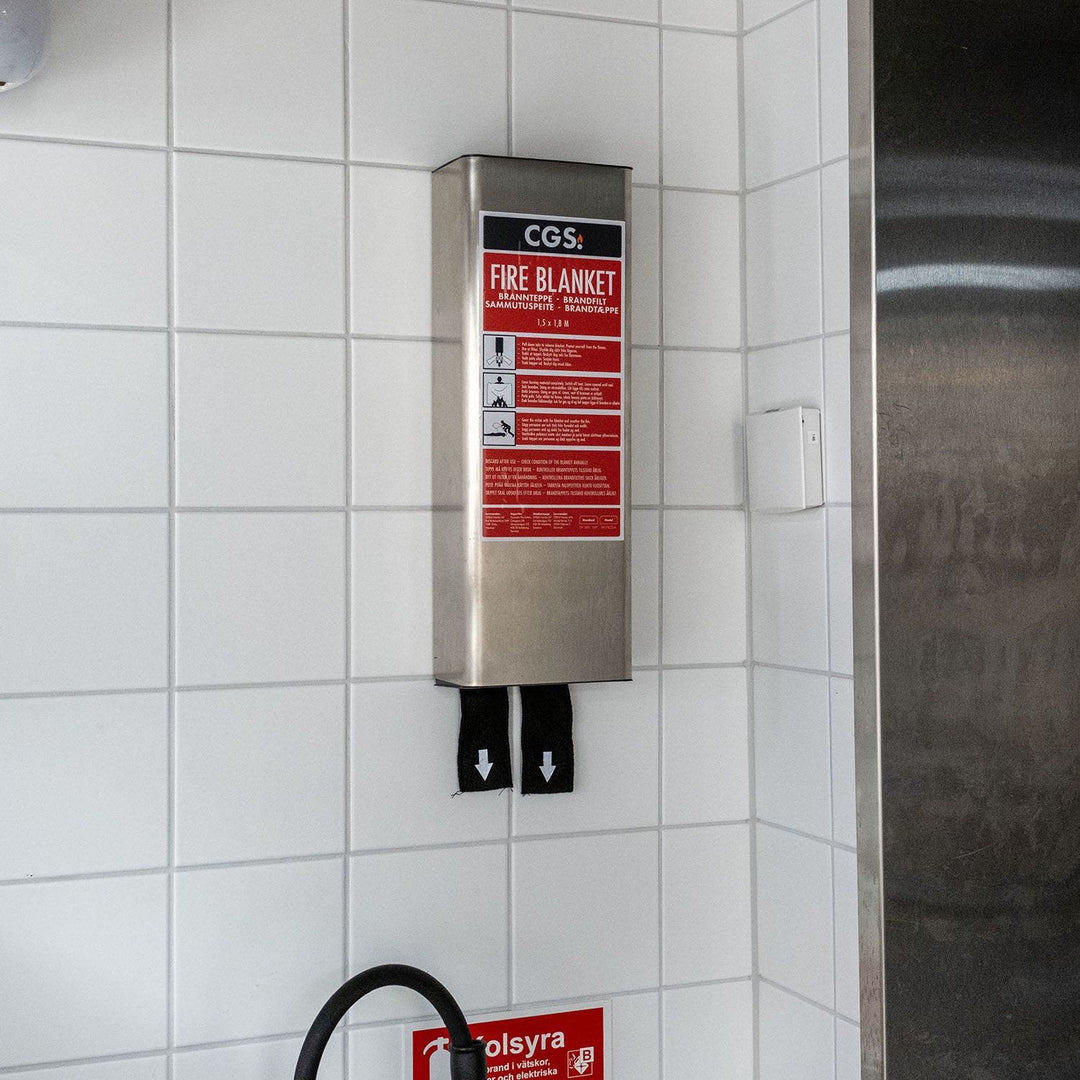 Brandfilt till professionella miljöer 180x150 cm Rostfritt - Miljöbild