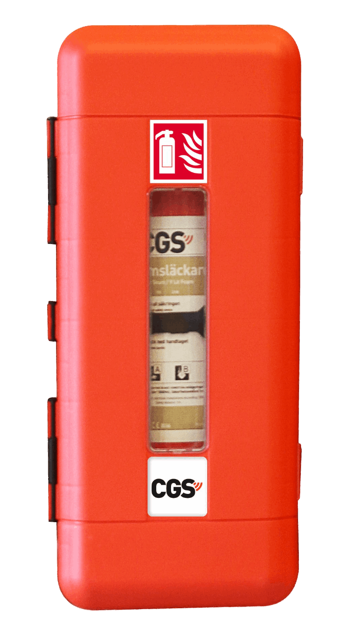 Brandsläckarskåp CGS EC9SW för 6 kg pulver- och 6-9 l skumsläckare