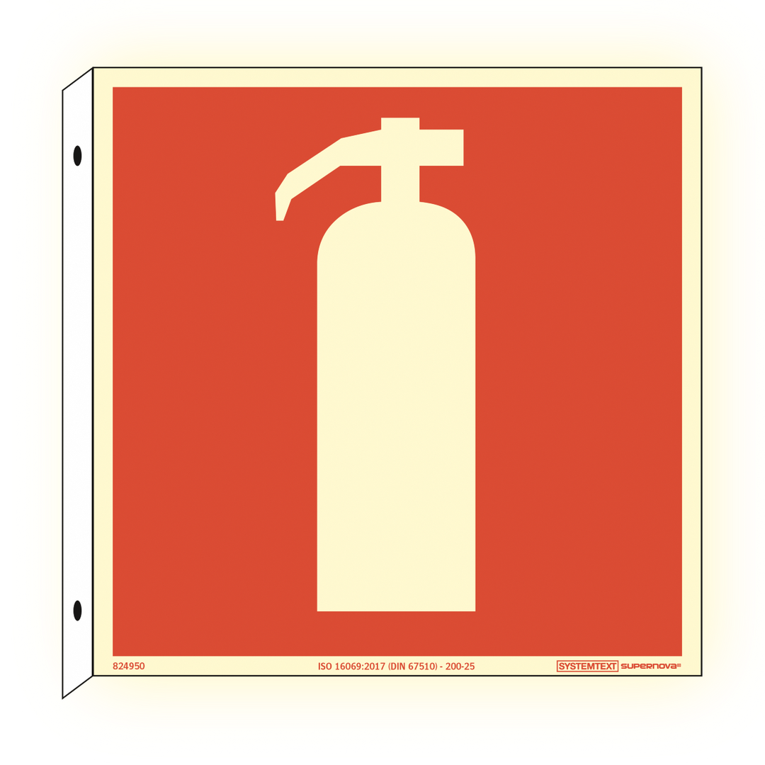 "Brandsläckare dubbelsidig" - Supernova®