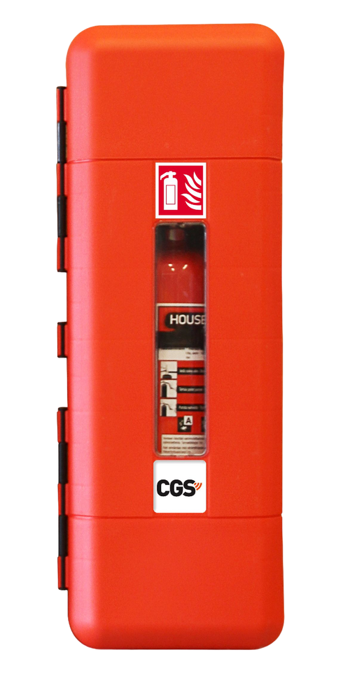 Brandsläckarskåp CGS EC12SW för 12 kg pulver-, 9 l skum- och 5 kg koldioxidsläckare
