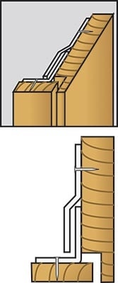 Brytskydd C-Profilen typ I (inåtgående) - Vit