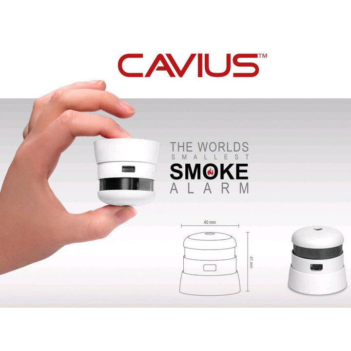 Världens minsta optiska brandvarnare Cavius – inbyggt 10-års batteri – bild 4 – St George