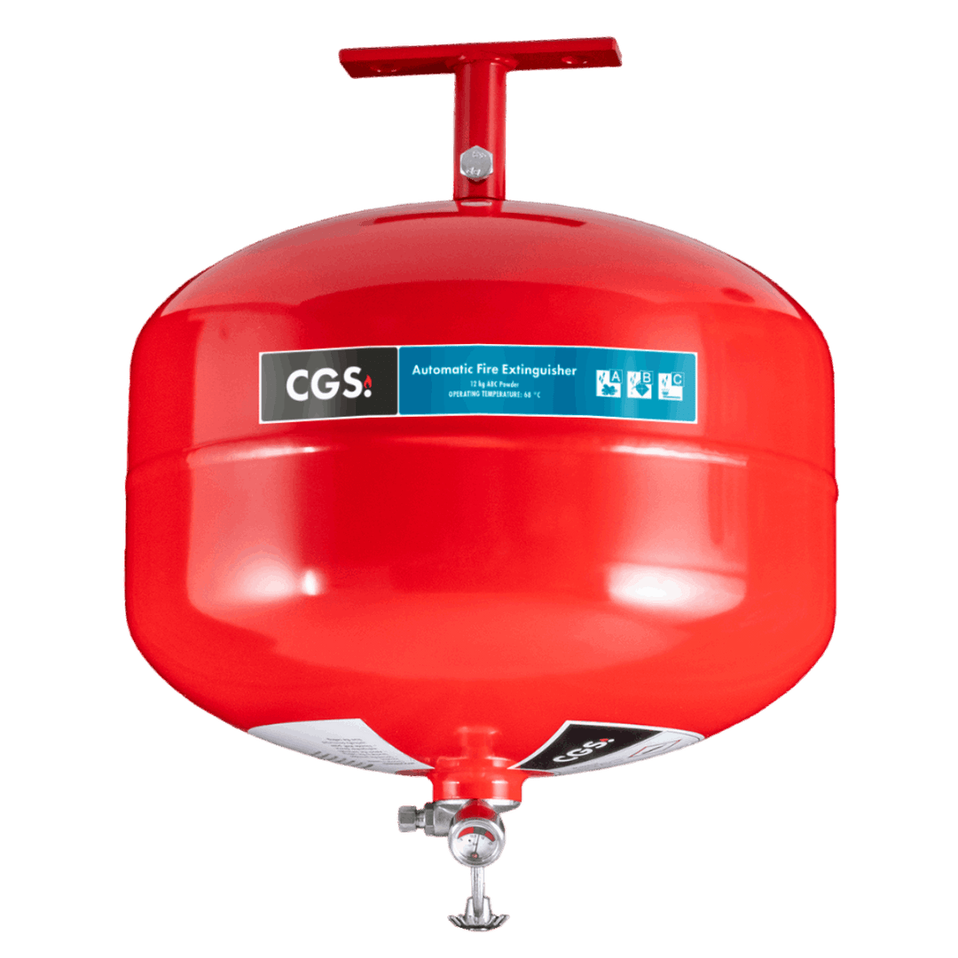 Automatutlösande pulverbehållare CGS 12 kg, 68 °C