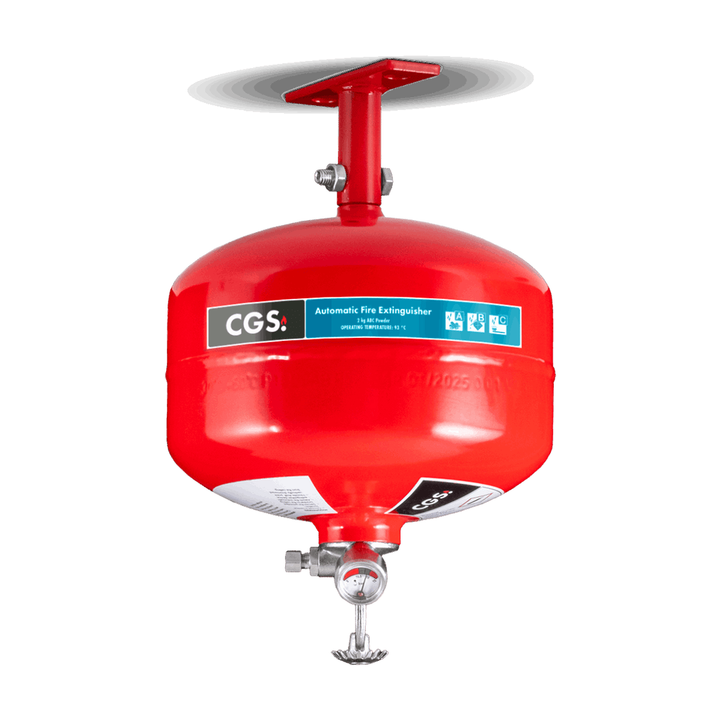 Automatutlösande pulverbehållare CGS 6 kg, 93 °C