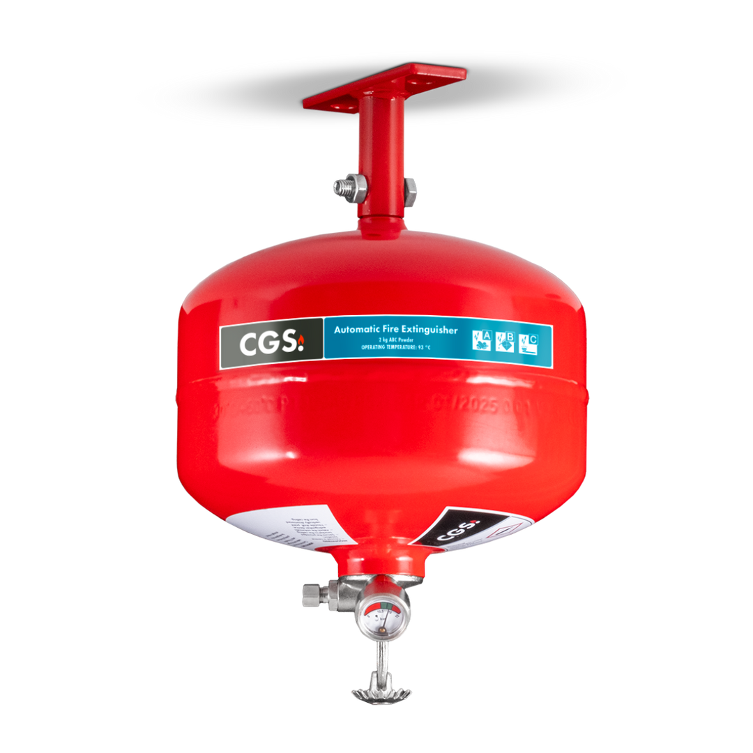 Automatutlösande pulverbehållare CGS 6 kg, 93 °C