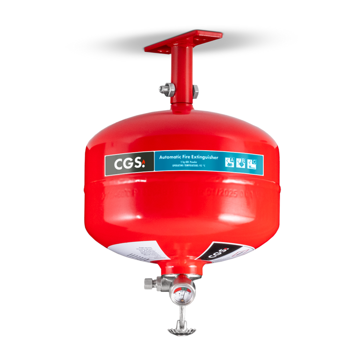 Automatutlösande pulverbehållare CGS 6 kg, 93 °C