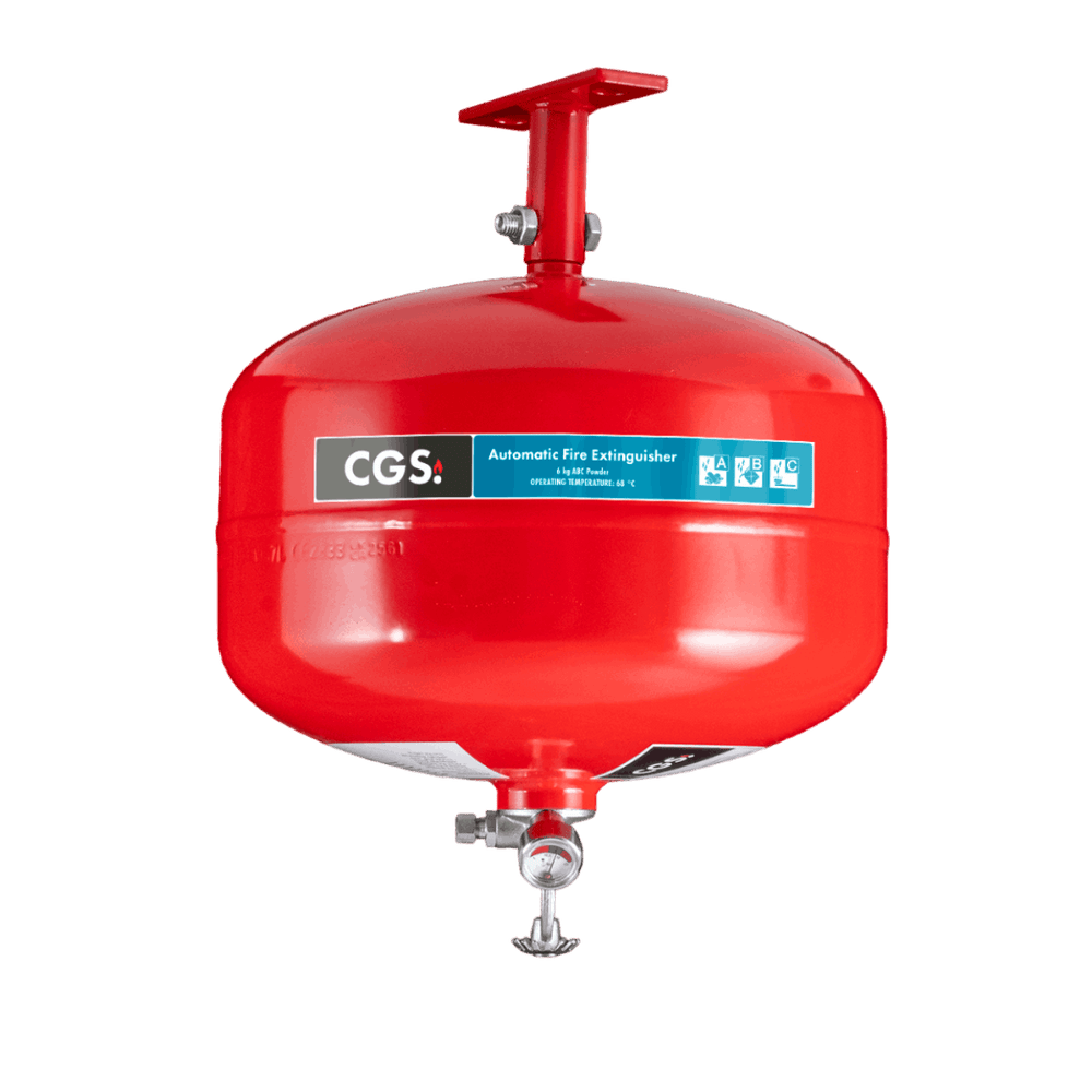 Automatutlösande pulverbehållare CGS 6 kg, 93 °C