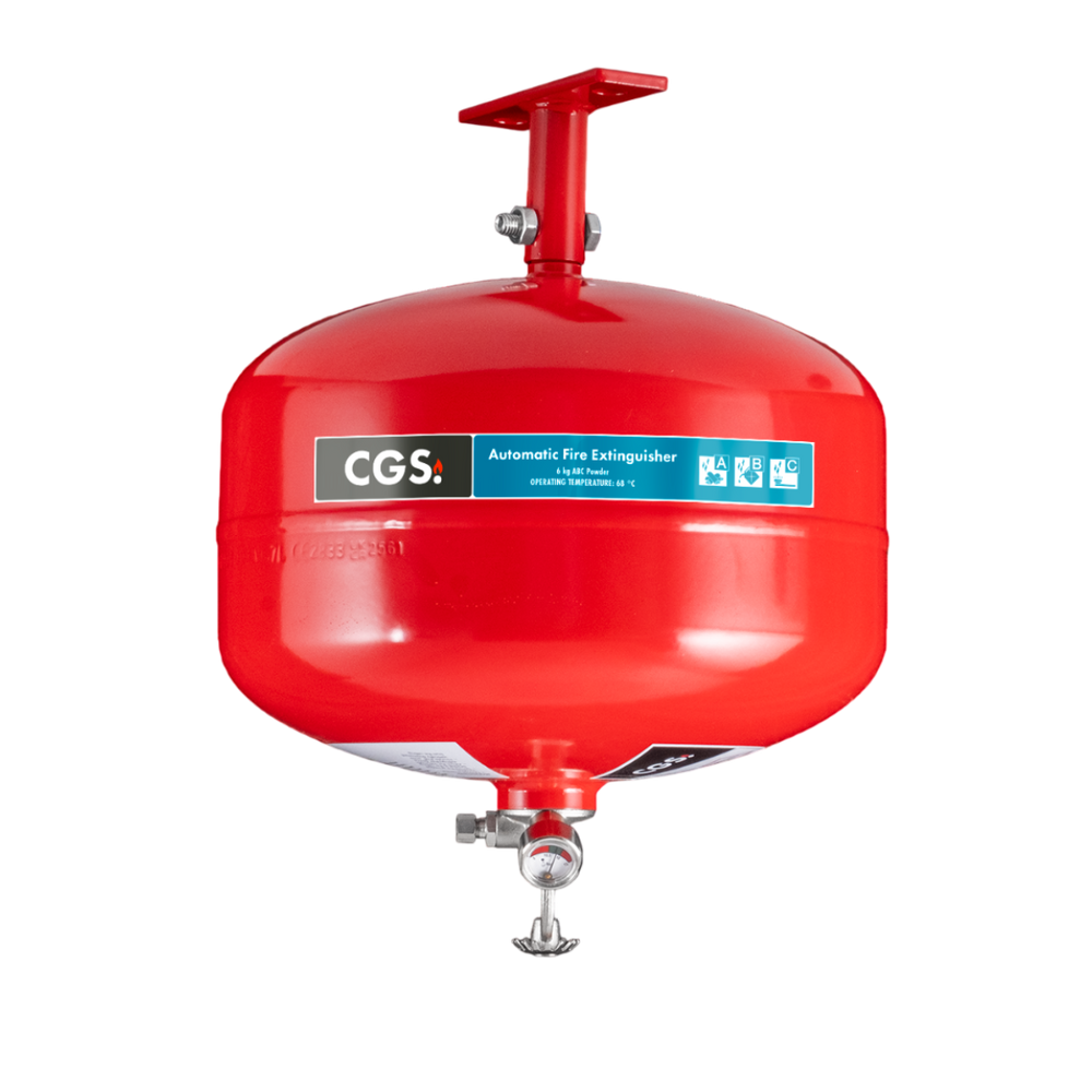 Automatutlösande pulverbehållare CGS 6 kg, 93 °C