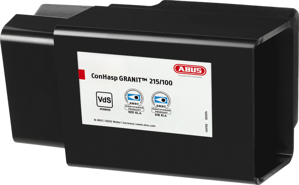 Containerlås ABUS Granit™ ConHasp 215/100 Klass 4 utan hänglås