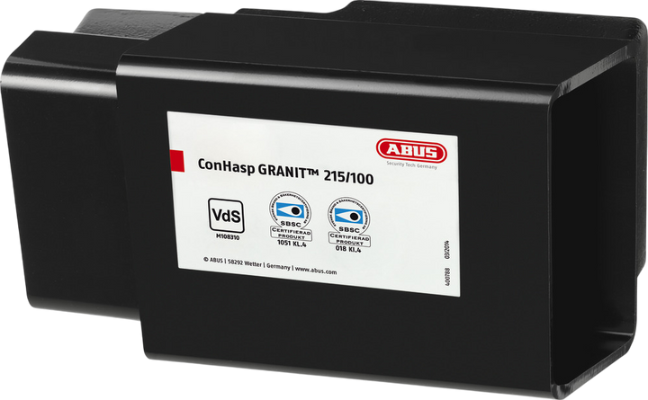 Containerlås ABUS Granit™ ConHasp 215/100 Klass 4 utan hänglås