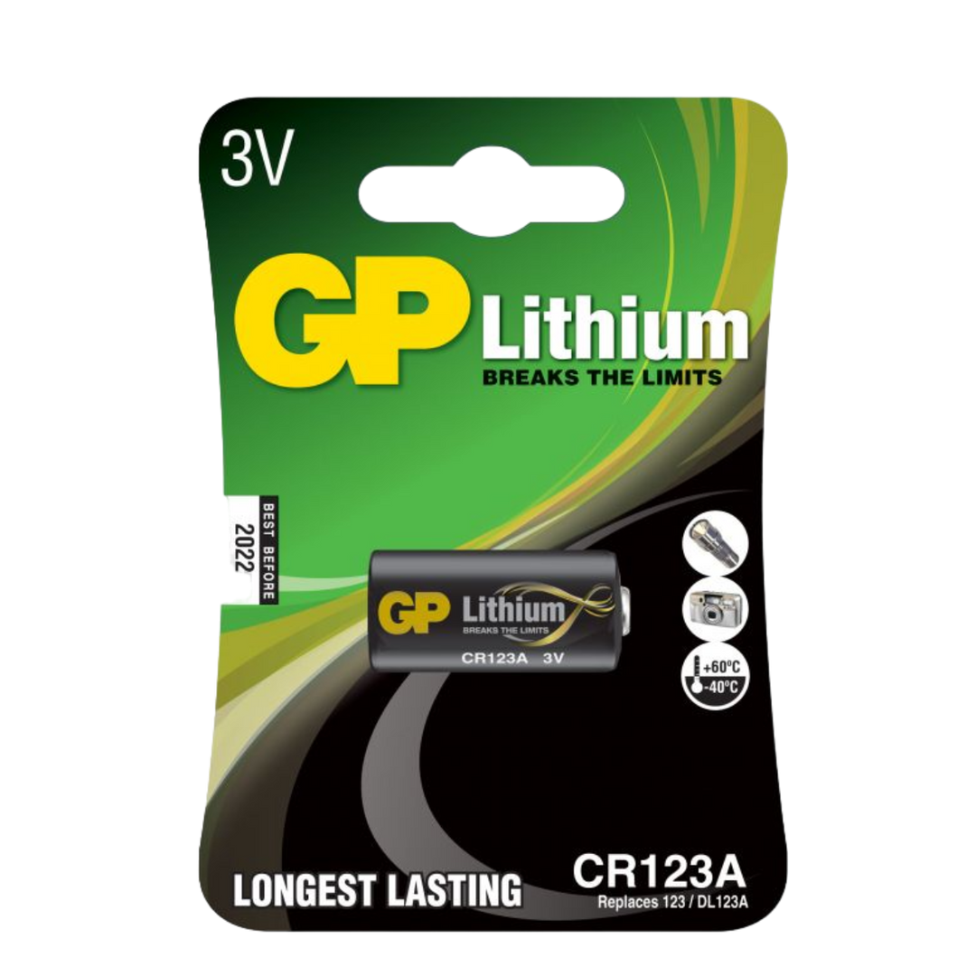 Lithiumbatteri GP Lithium CR 123A