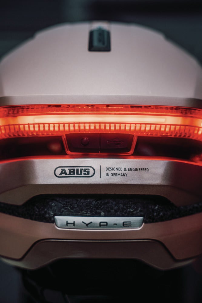 Cykelhjälm ABUS HYP-E Volcano Titan - Baksida