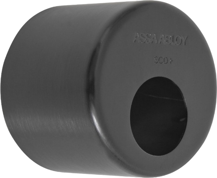 Cylinderhylsa till rund låscylinder ASSA - Mattsvart Mirus