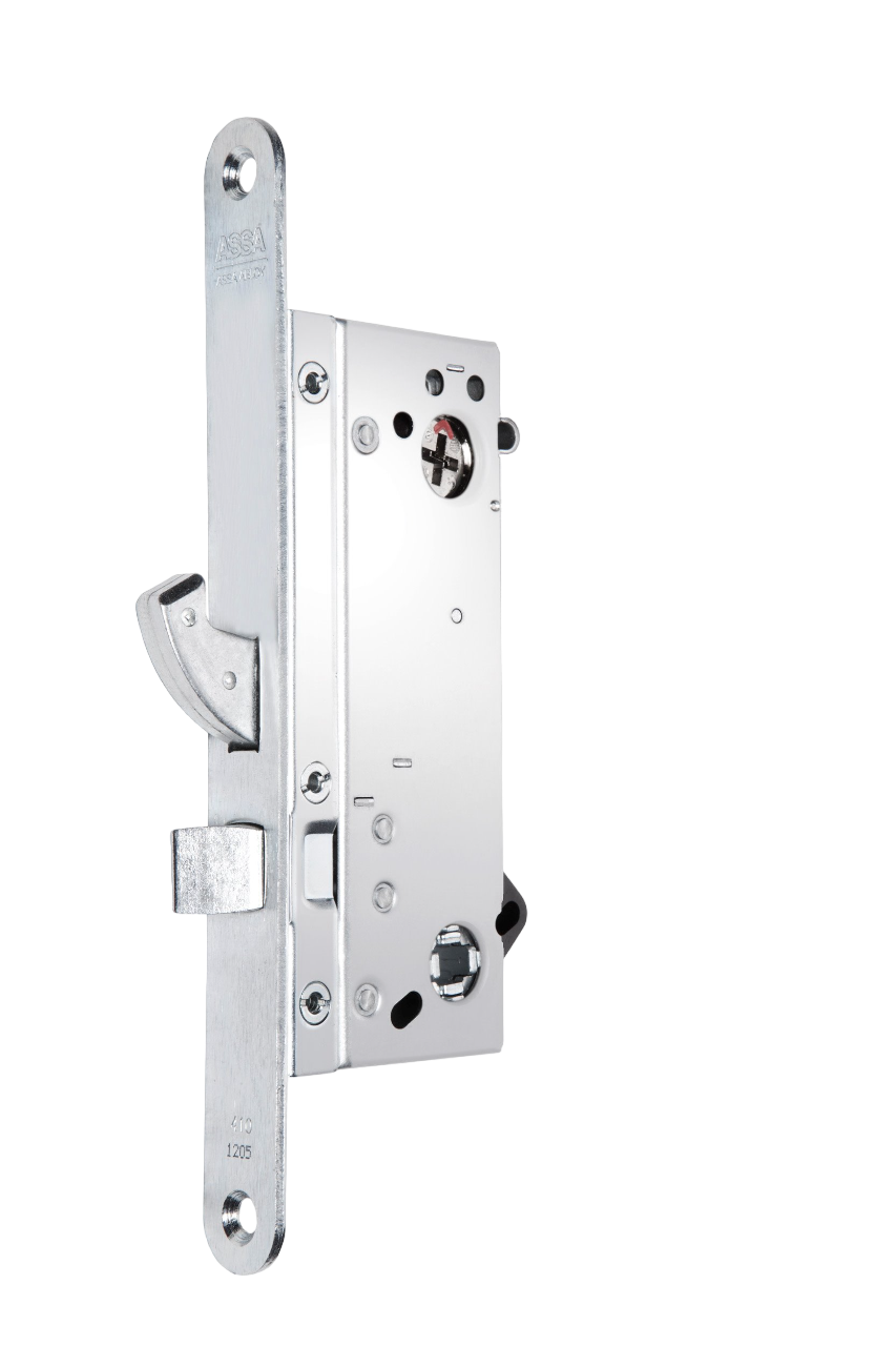 Godkänt låshus med hakregel ASSA 410 Connect