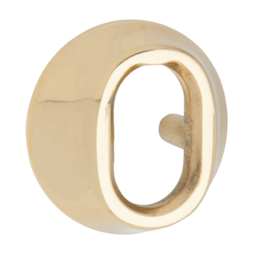 Cylinderring för oval låscylinder till utsida ASSA - Blank mässing - 16 - 21 mm