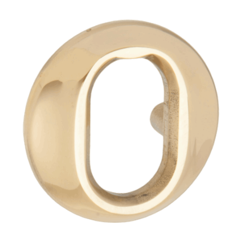 Cylinderring för oval låscylinder till utsida ASSA - Blank mässing - 6 - 11 mm