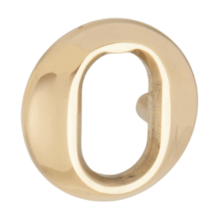 Cylinderring för oval låscylinder till utsida ASSA - Blank mässing - 6 - 11 mm