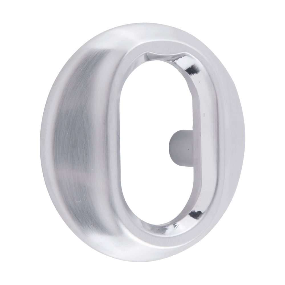 Cylinderring för oval låscylinder till utsida ASSA - Matt krom - 6 - 11 mm