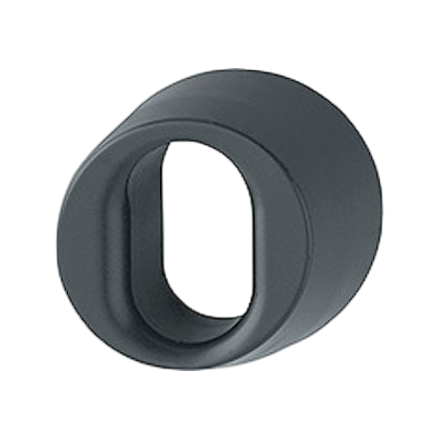 Cylinderring HOPPE för oval låscylinder till insida - 16-21mm - Mattsvart