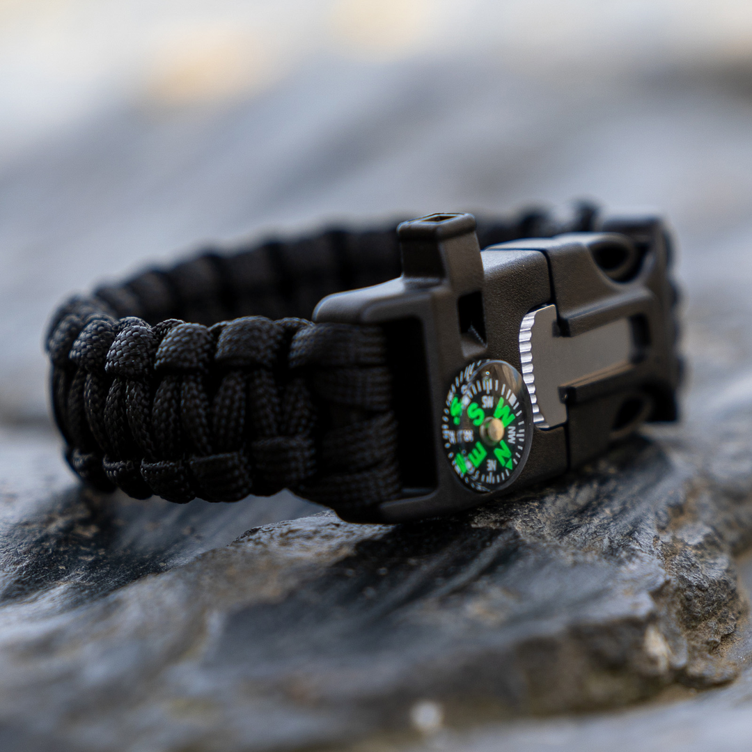 Survivorbracelet Bodyguard Black- MAIN