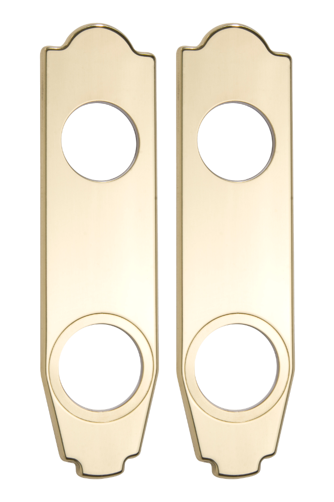 Dekorskylt ASSA 4218 Blank mässing - 2 pack