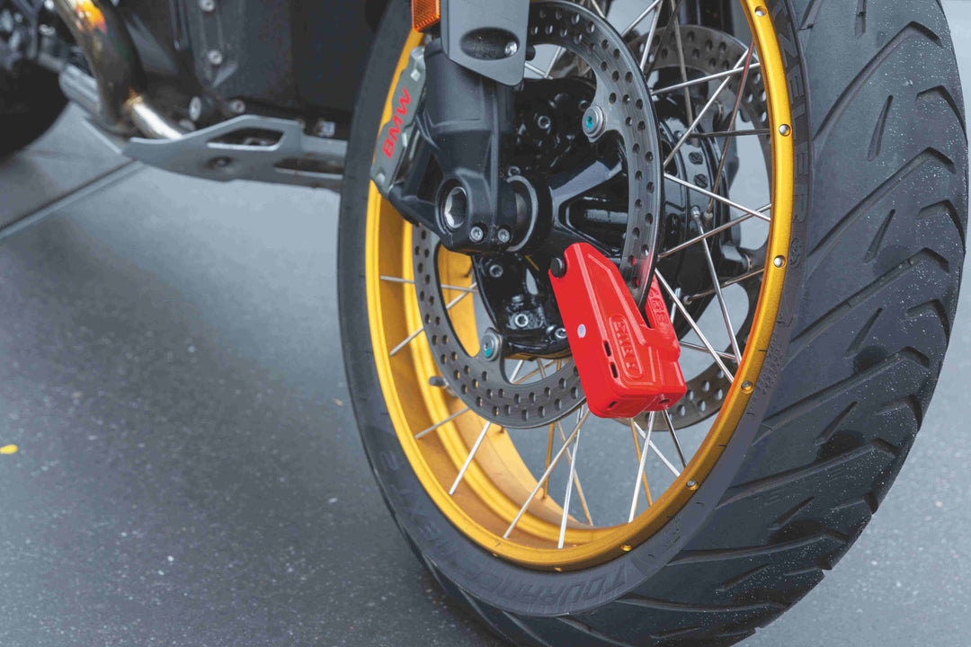 MC-lås ABUS Granit™ Detecto 2.0 X-Plus 8077 Röd