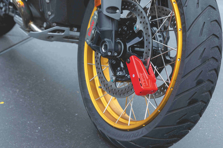 MC-lås ABUS Granit™ Detecto 2.0 X-Plus 8077 Röd