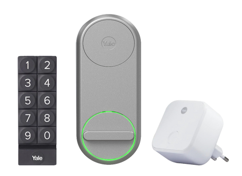 REA-Smart lås Yale Linus® Family Silver