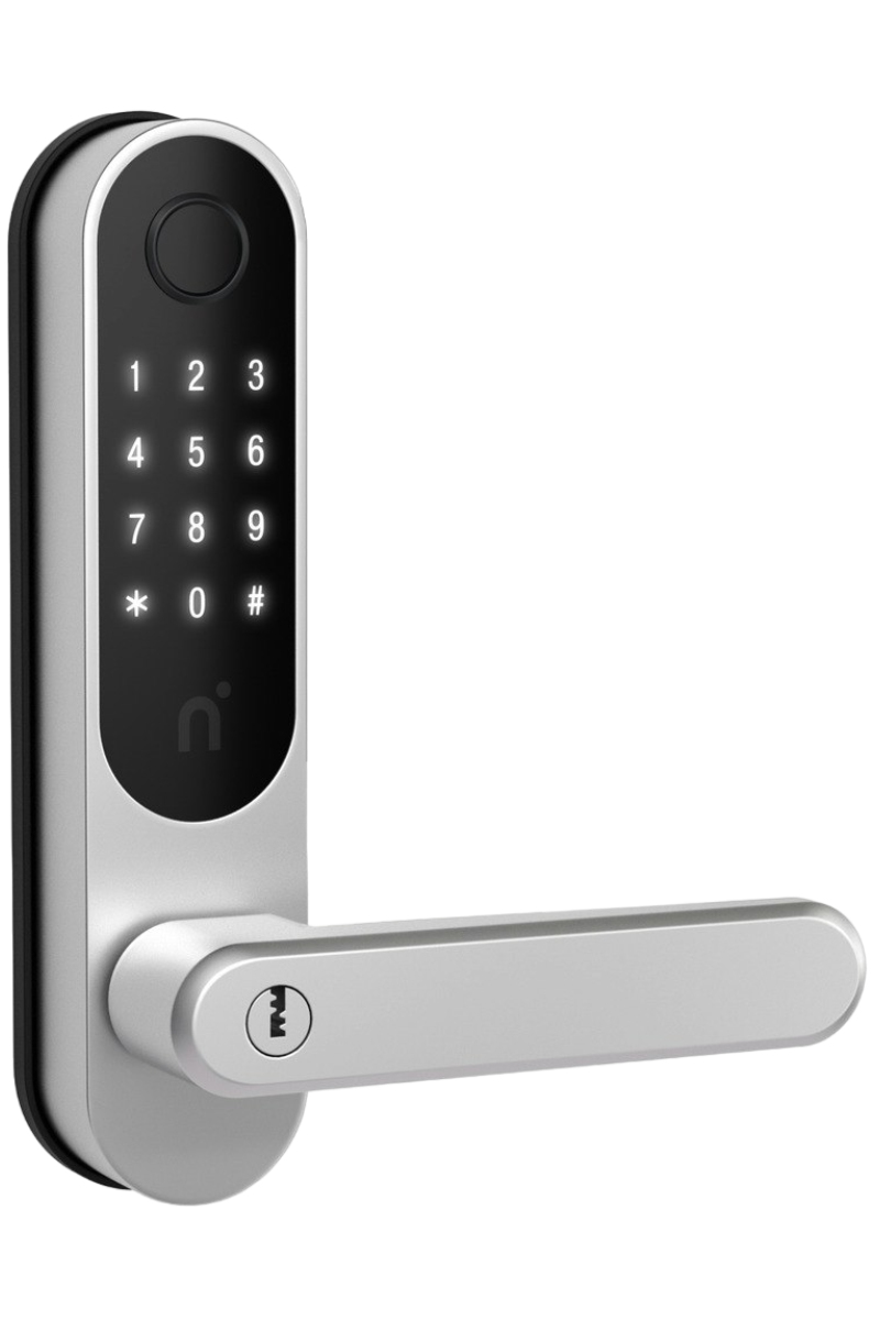 Digitalt dörrlås nimly Touch Pro Silver - Utsida