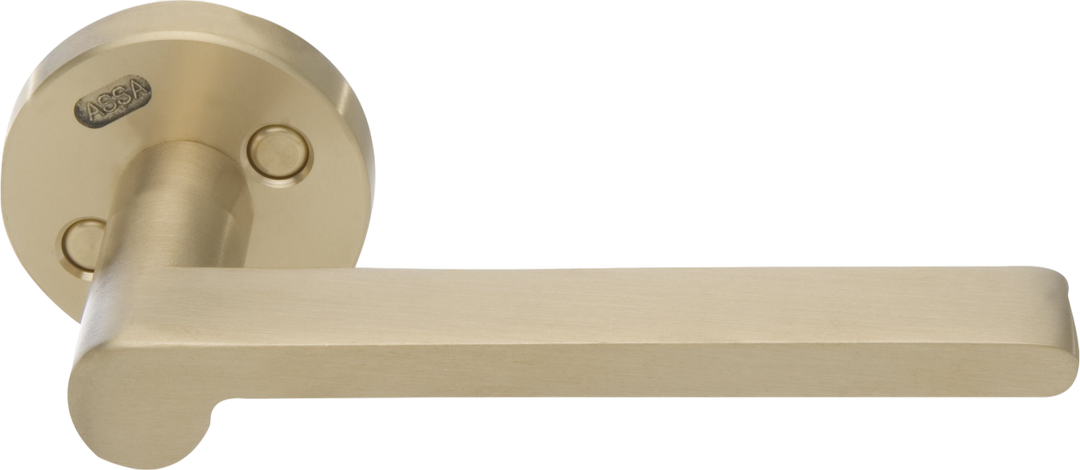 Dörrtrycke ASSA Epok 1937 för inner- och ytterdörrar - Mattmässing