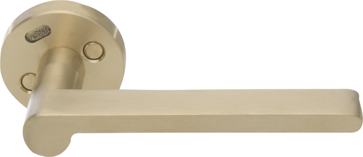 Dörrtrycke ASSA Epok 1937 för inner- och ytterdörrar - Mattmässing