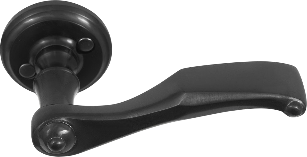 Dörrtrycke ASSA Epok 1927 för inner- och ytterdörrar - Mattsvart