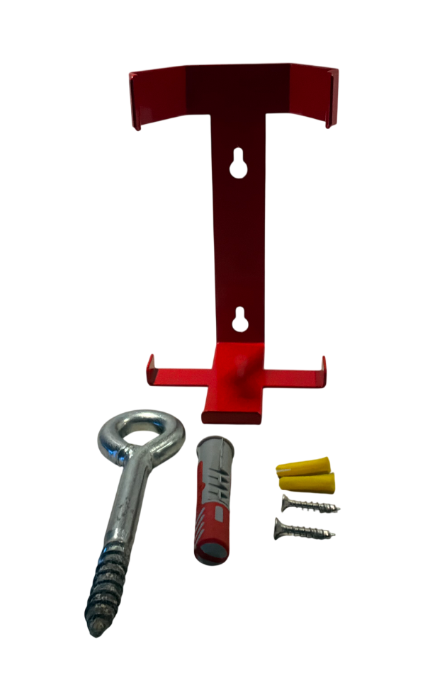 Escape Rope vägghållare, krok med plugg och skruvar