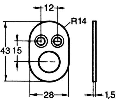 Fästbricka ASSA 4059,Fästbricka ASSA 4059