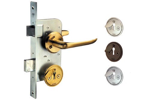 Tillhållarlåshus FAS 40B7,Tillhållarlåshus FAS 40B7,Tillhållarlåshus ASSA 40B7 - Ritning