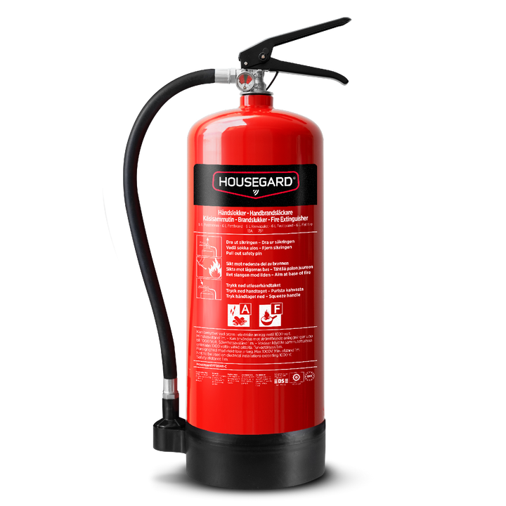Fettbrandsläckare 6 liter Housegard PFAS fri